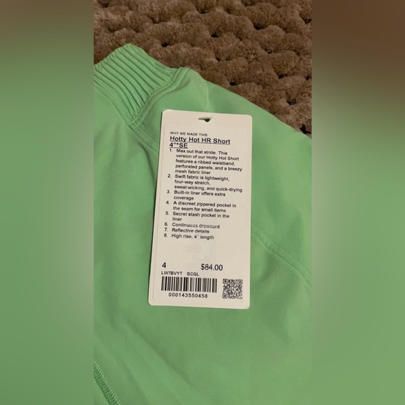 Lululemon Hotty Hot High Rise 4” Limited Edition - Picture 2 of 2